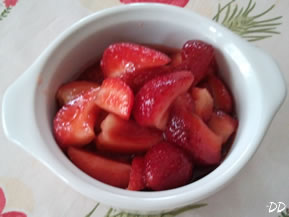 Coppa di fragole al moscato
