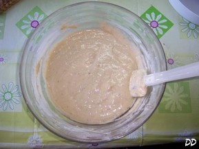 Torta alla banana con decorazione al cioccolato