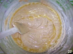 Torta alla banana con decorazione al cioccolato