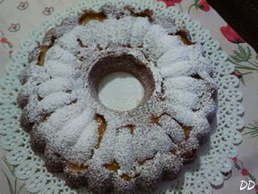 Torta alle pesche