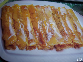 Crepes carammellate